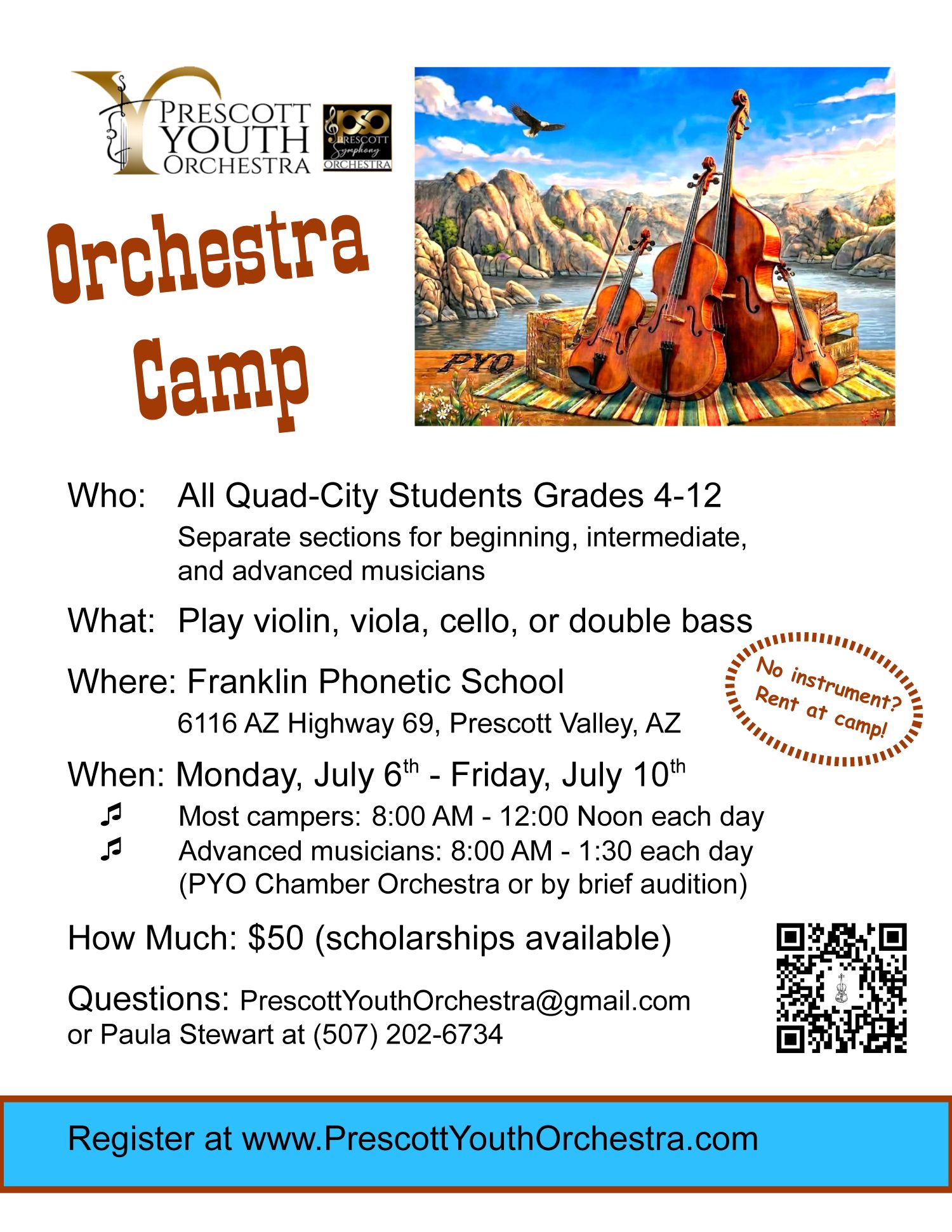 Prescott Youth Orchestra Spring